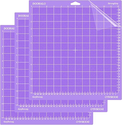 DOOHALO - Alfombrilla de corte para máquina de Cricut y Cricut Explore Air2One, máquina de corte inteligente Expression, de 12 x 12 pulgadas,