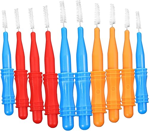 Unomor 50pcs Interdental Brushes - Portable Dental Care Kit