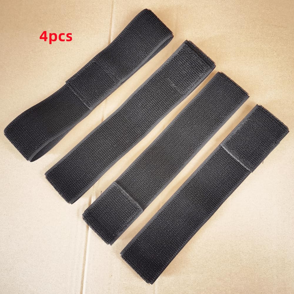 Elastic Straps - Hook & Loop Fasteners -4 Elastic Straps - Hook & Loop Fasteners -4