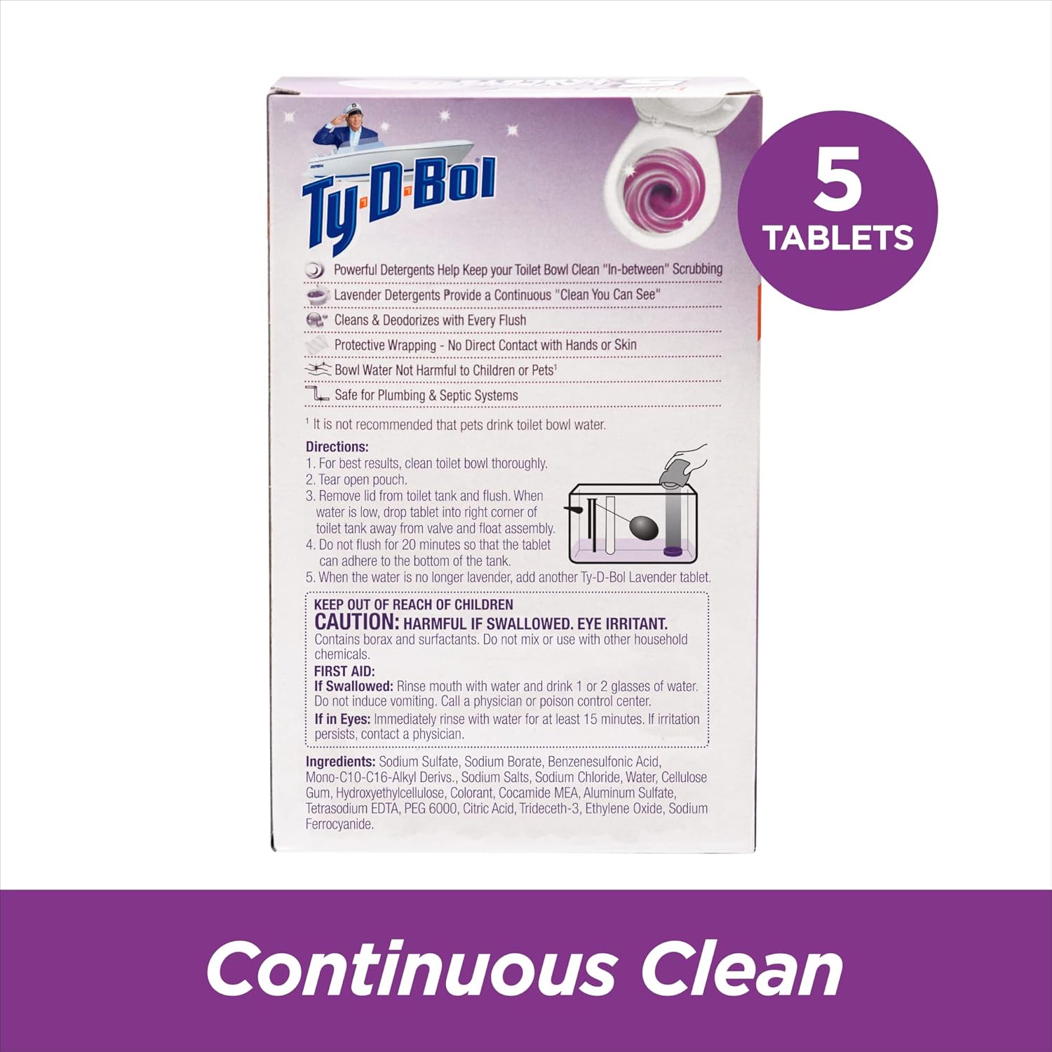 Buy TyDBol Lavender Tablets Value Pack Bleach Free Toilet Bowl