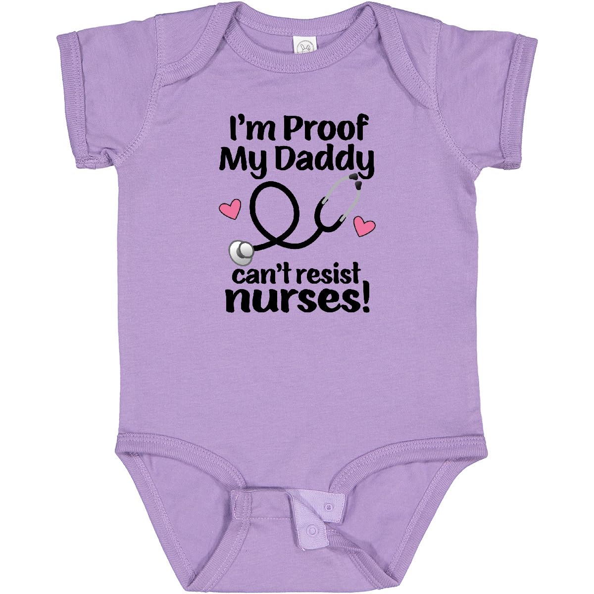 inktastic Nurse Mommy Daddy Can't Resist Nurses Baby Bodysuit