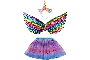 4T Toddler Unicorn Costume with Fairy Wings