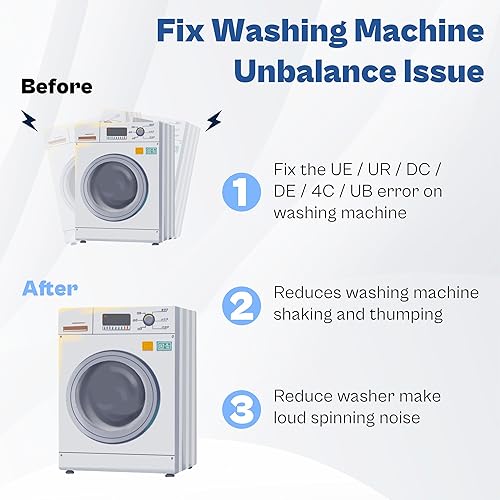 Miniatura 5 de Varillas de suspensión mejoradas DC97-16350U DC97-16350T para lavadora Samsung de carga superior WA50R5200AW WA50R5400AVEE. UU., Reemplazan