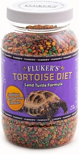 Fluker's Alimento de pellets pequeños de dieta de tortuga premium, 7 onzas