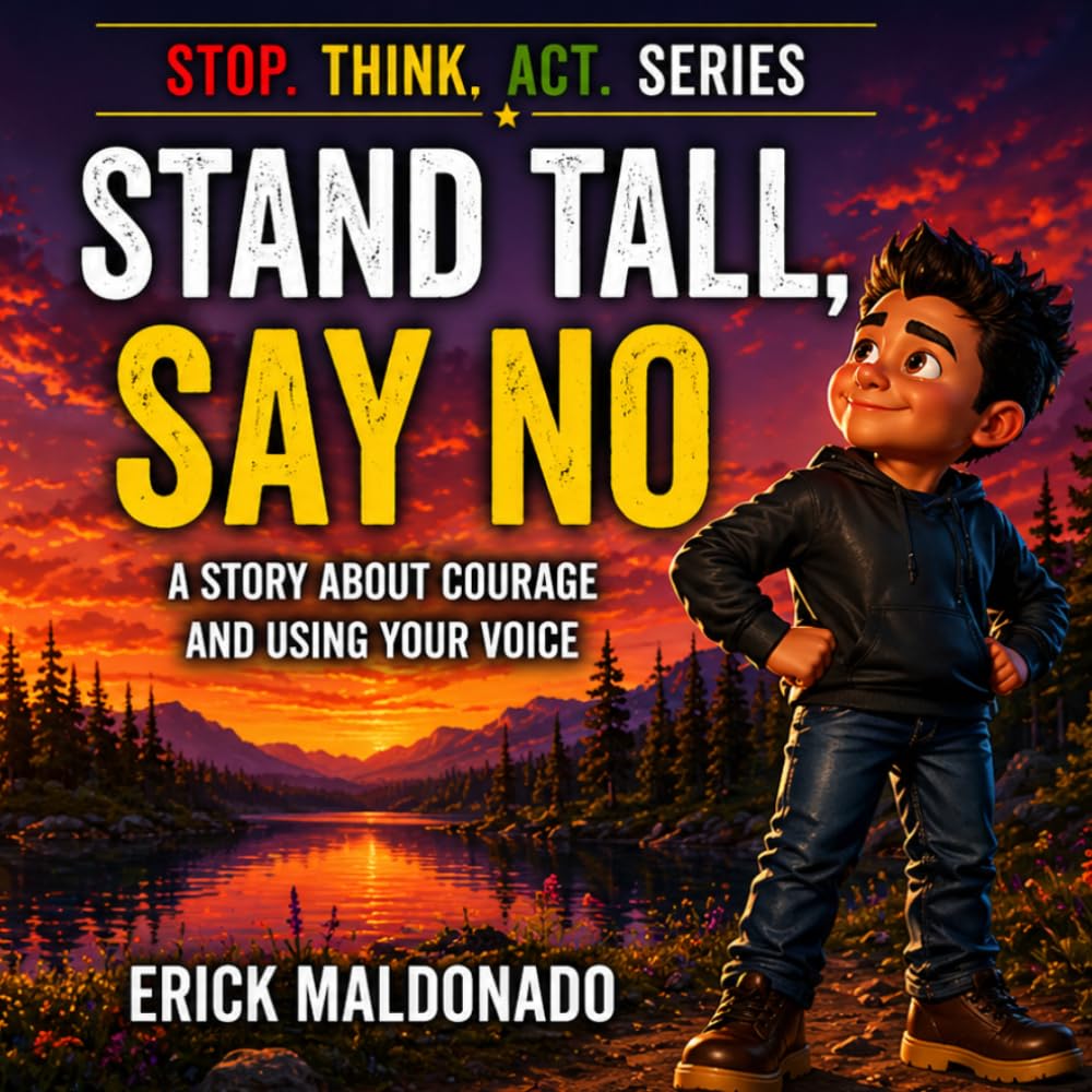 STAND TALL, SAY NO: A STORY ABOUT COURAGE AND USING YOUR VOICE (STOP THINK ACT)