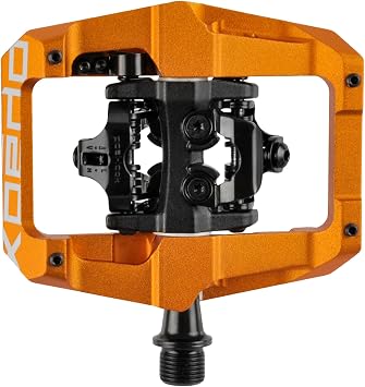 XPEDO GFX Clipless Platform Bicycling Pedals | Dual-Sided Engagement, 6061 CNC Aluminum Body, Cromoly Spindle | Latitude Entry System, 16 Adjustable Pins, SPD Compatible, 6 Float