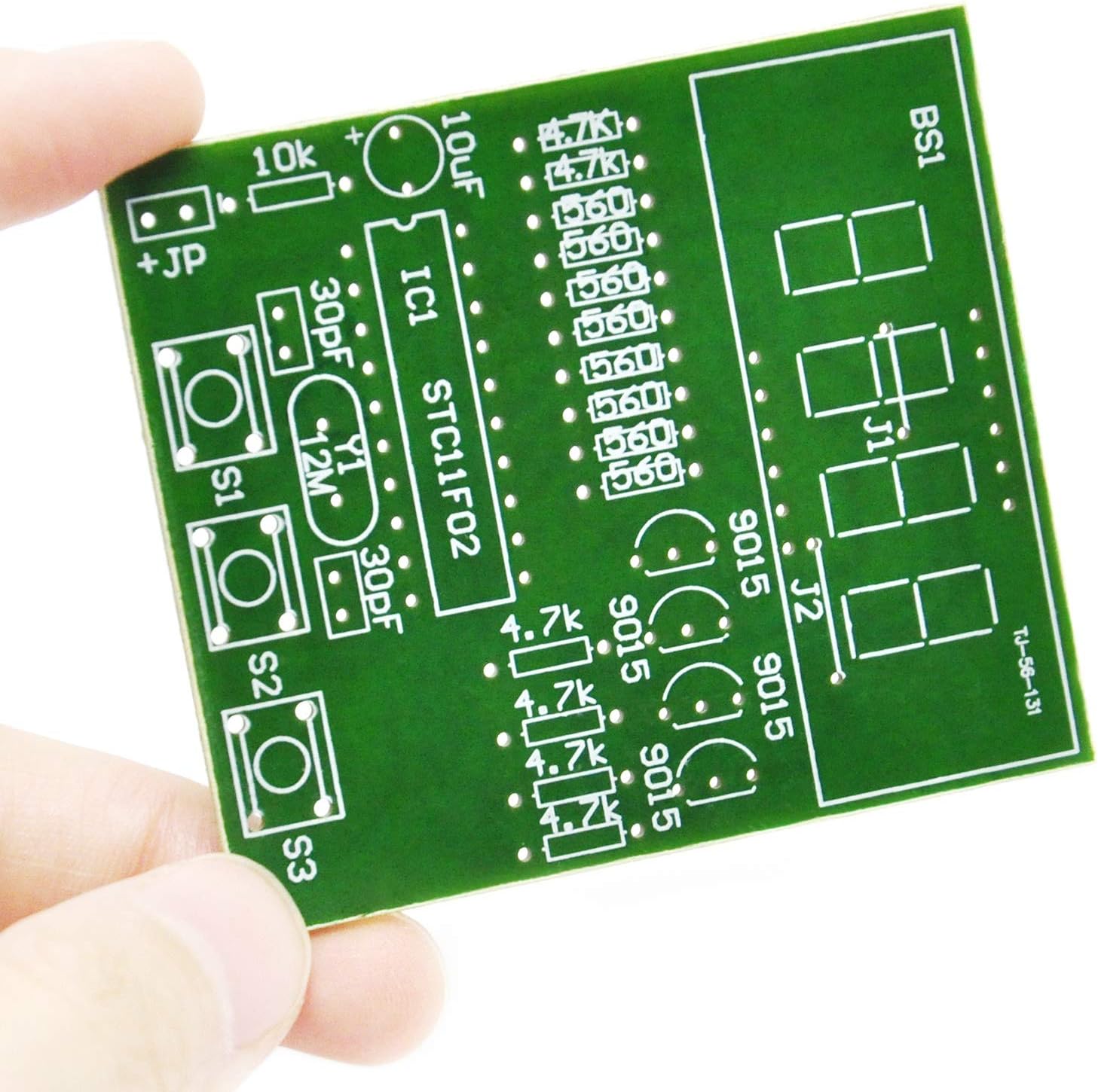 Voorkant view of the Gikfun EK1939 PCB with component labels