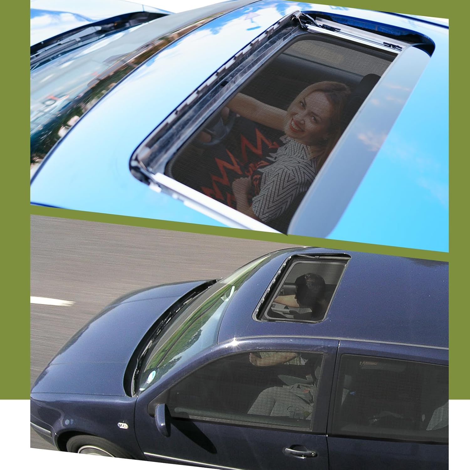 Yahenda SUV Tailgate & Window Mosquito Net Set – 6-piece Car Camping Sunshade for Outdoor Travel, Quick Install, Breathable & Durable(X-Large)