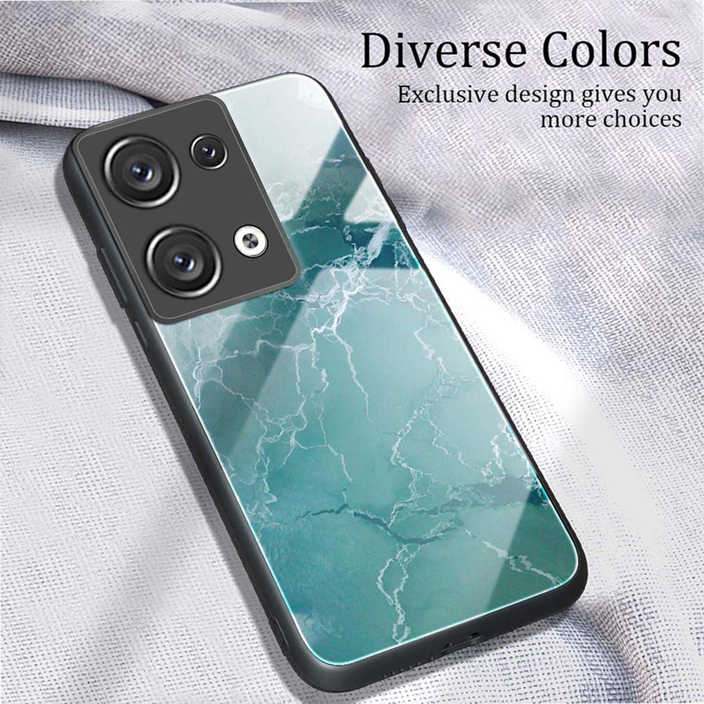 SEAHAI Cover per Oppo Reno 8 PRO 5G (Reno8 PRO 5G) Cover, Ultra Sottile Custodia in TPU a Gradiente Colori, Trasparente Silicone Morbido Case Antiurto Cover, Viola/Blu