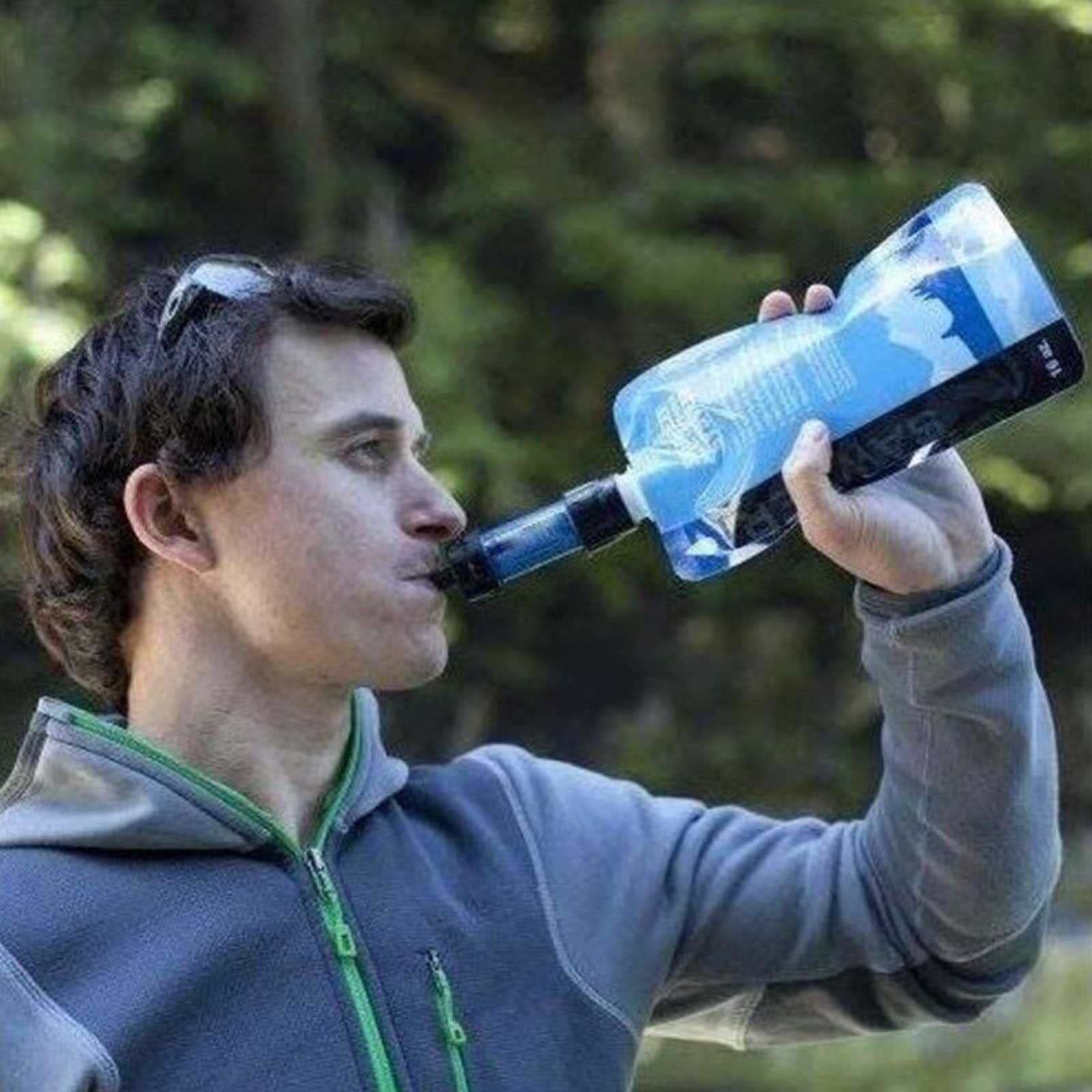 Purificadores Agua Portátiles, Purificador Agua Emergencia, Purificador de Agua para Supervivencia Adecuado para Camping Y Senderismo