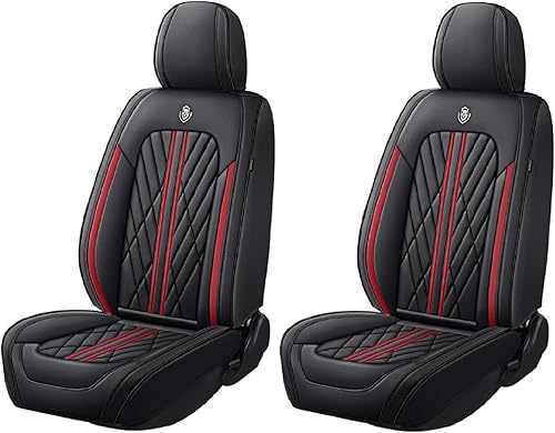 Miniatura 9 de Juego de fundas de asiento de automóvil de piel de napa impermeable y transpirable de ajuste universal para sedán, SUV