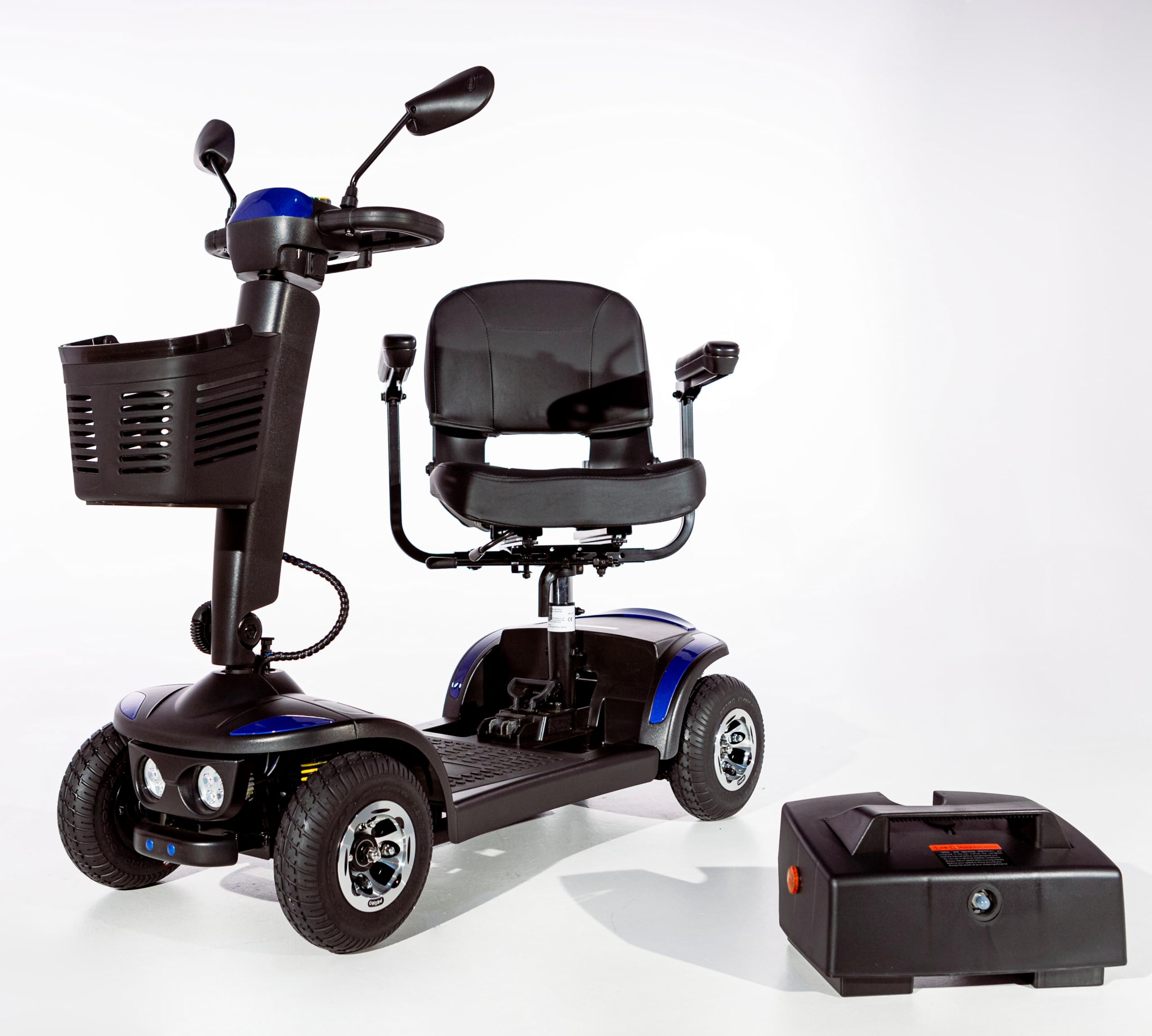 Scooter electrico discapacitado MedicalPro R300, scooter eléctrico minusválido R300 (Plata ruedas neumáticas)