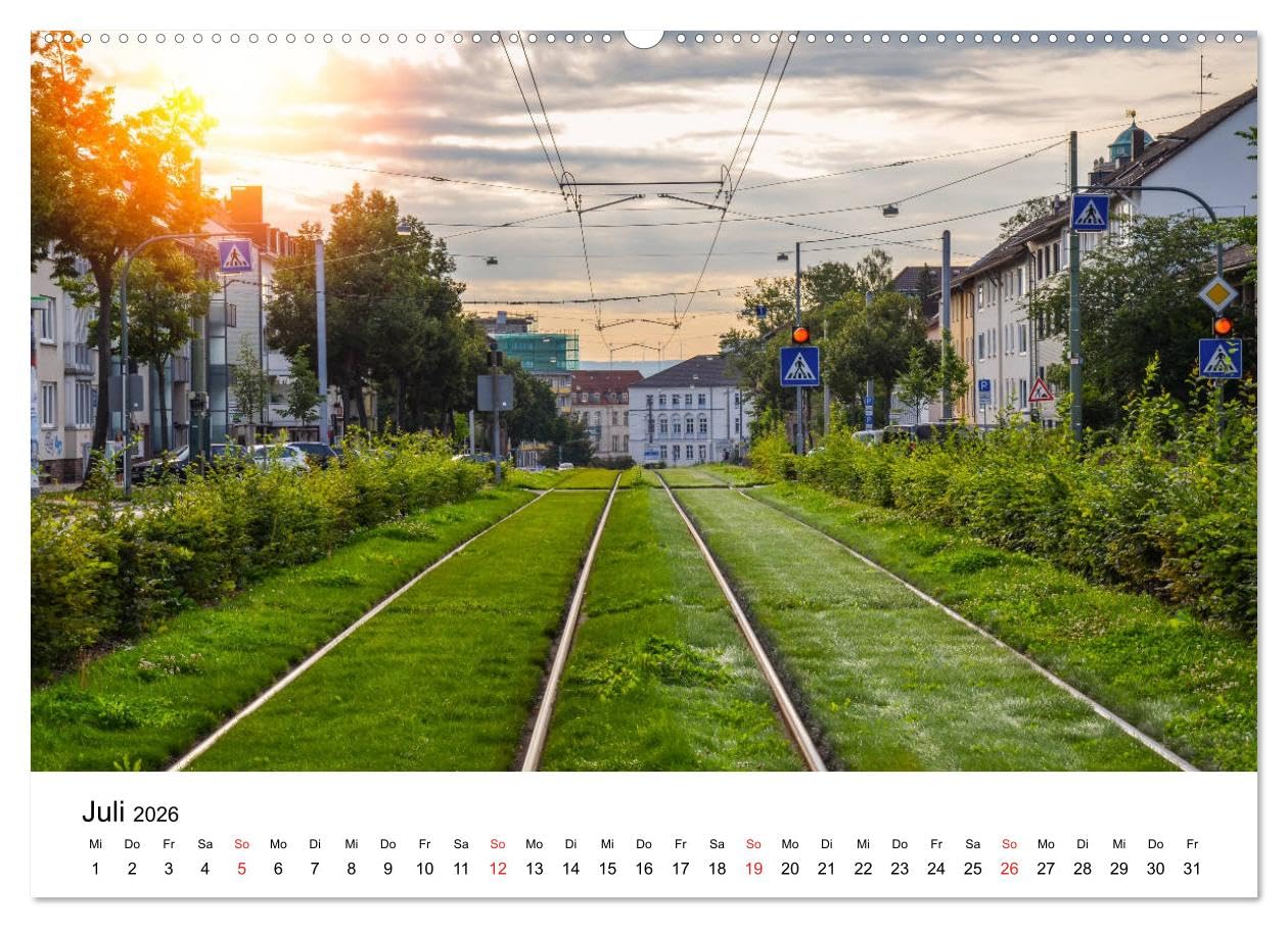 Kassel - Morgenlicht (hochwertiger Premium Wandkalender 2026 DIN A2 quer), Kunstdruck in Hochglanz: Stimmungsvolle Aufnahmen aus Kassel (CALVENDO Orte)