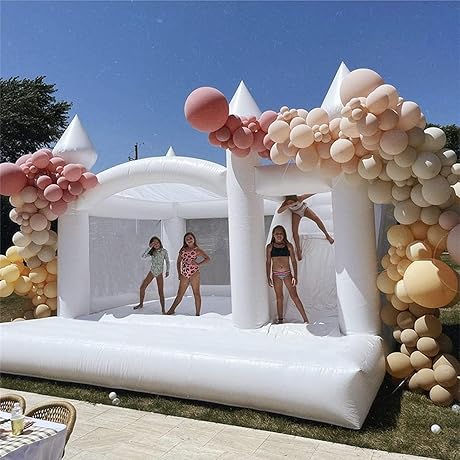 Enchanted White Castle Bounce House