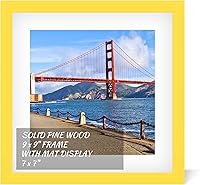 Vista 25 de Marco de fotos de 12x12 pulgadas de madera para colgar en la pared, marcos cuadrados de fotos con 2 paspartús de 8x8 pulgadas y 10x10 pulgadas