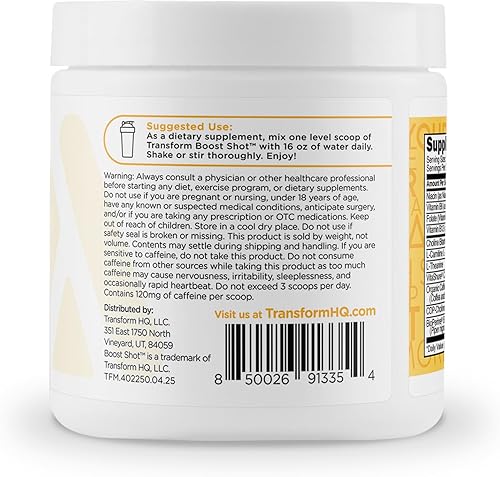 Miniatura 24 de TransformHQ Everyday Boost Shot - 28 porciones (limonada de fresa), sin OMG, sin gluten