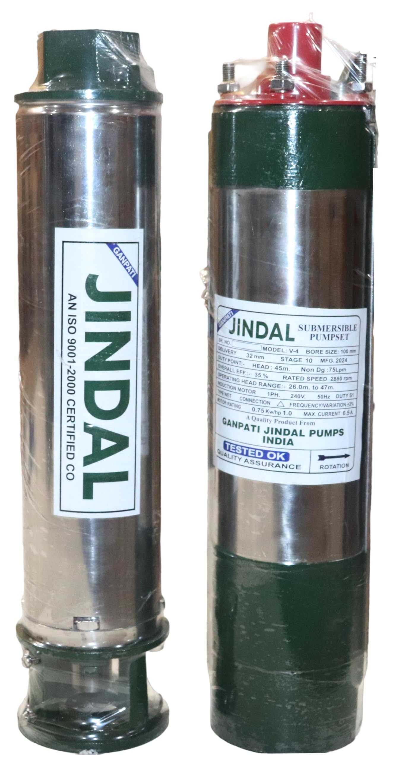 JINDAL 1 HP Oil Filled Submersible Pump | 10 Stage, High Flow Motor for Deep Borewell | Energy Efficient Water Pump for Agriculture, Home & Industrial Use-image-31