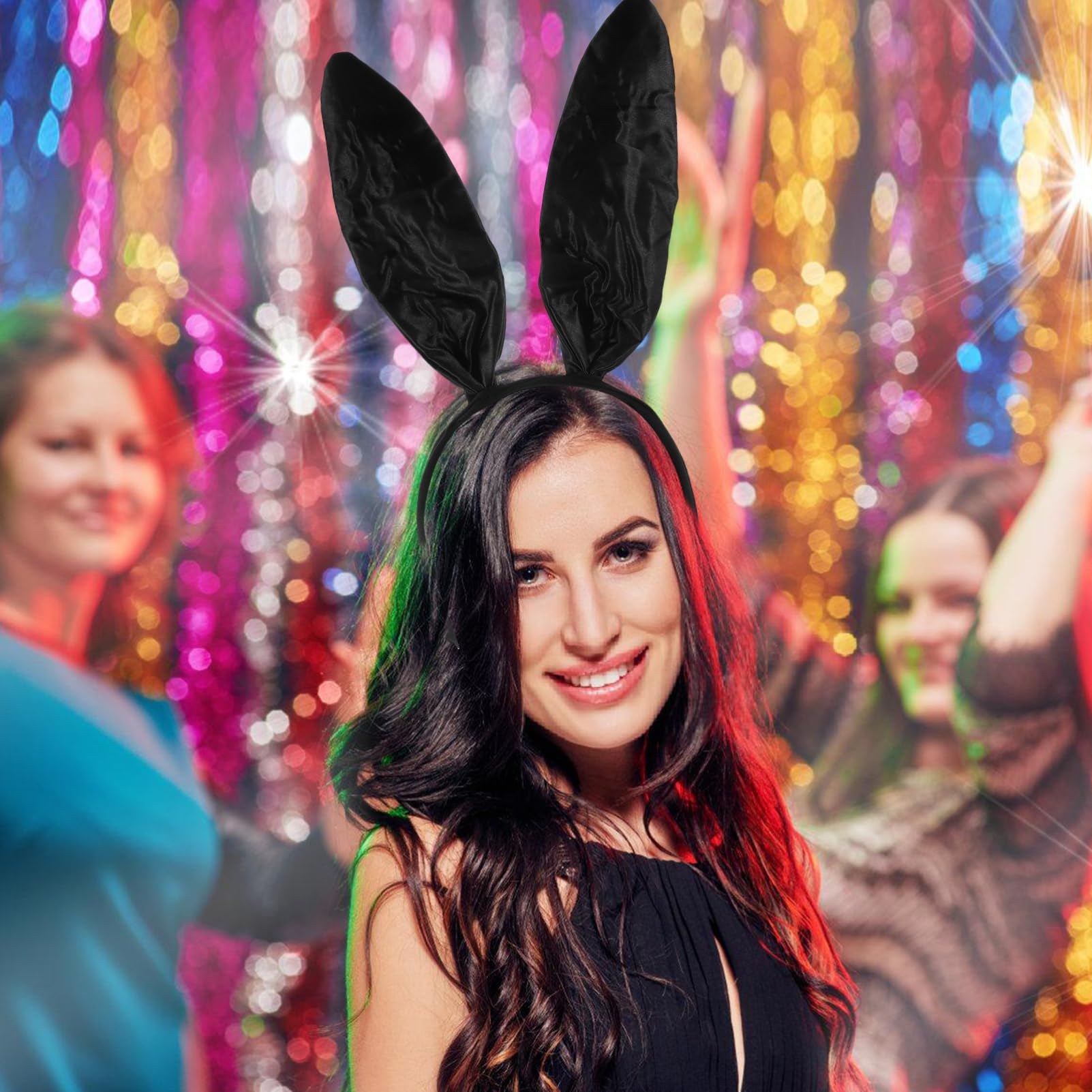 FOMIYES 2pcs Sweet Bunny Ears Headbands Rabbit Ear Hair Band for Party Banquet bunny ears headband for women