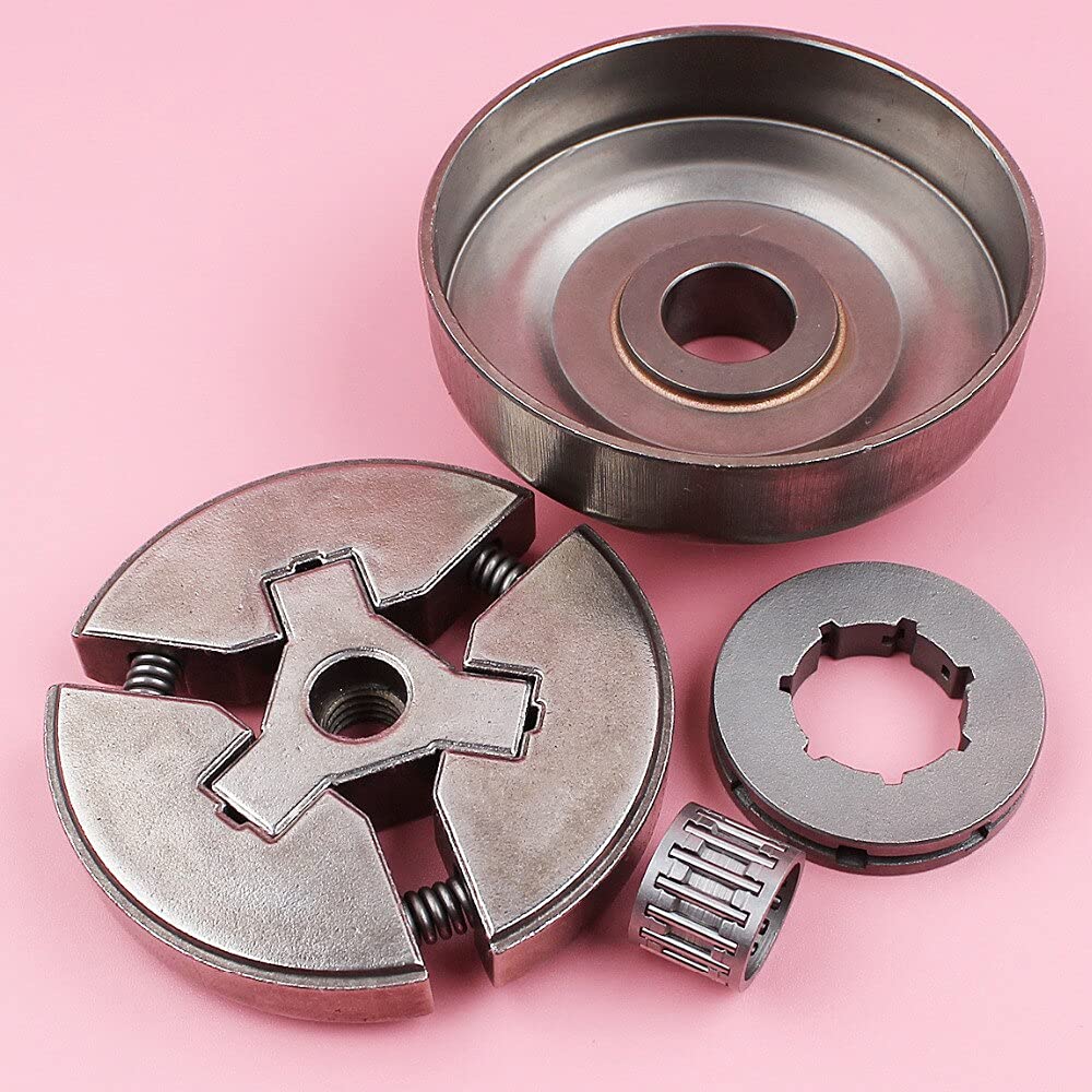 Accesorios Tambor de embrague Adefol. Kit de cojinete de aguja de llanta de piñón de 325 8 dientes para compatible con Husqvarna 55 51 50 pieza de repuesto de motosierra (Color : China)