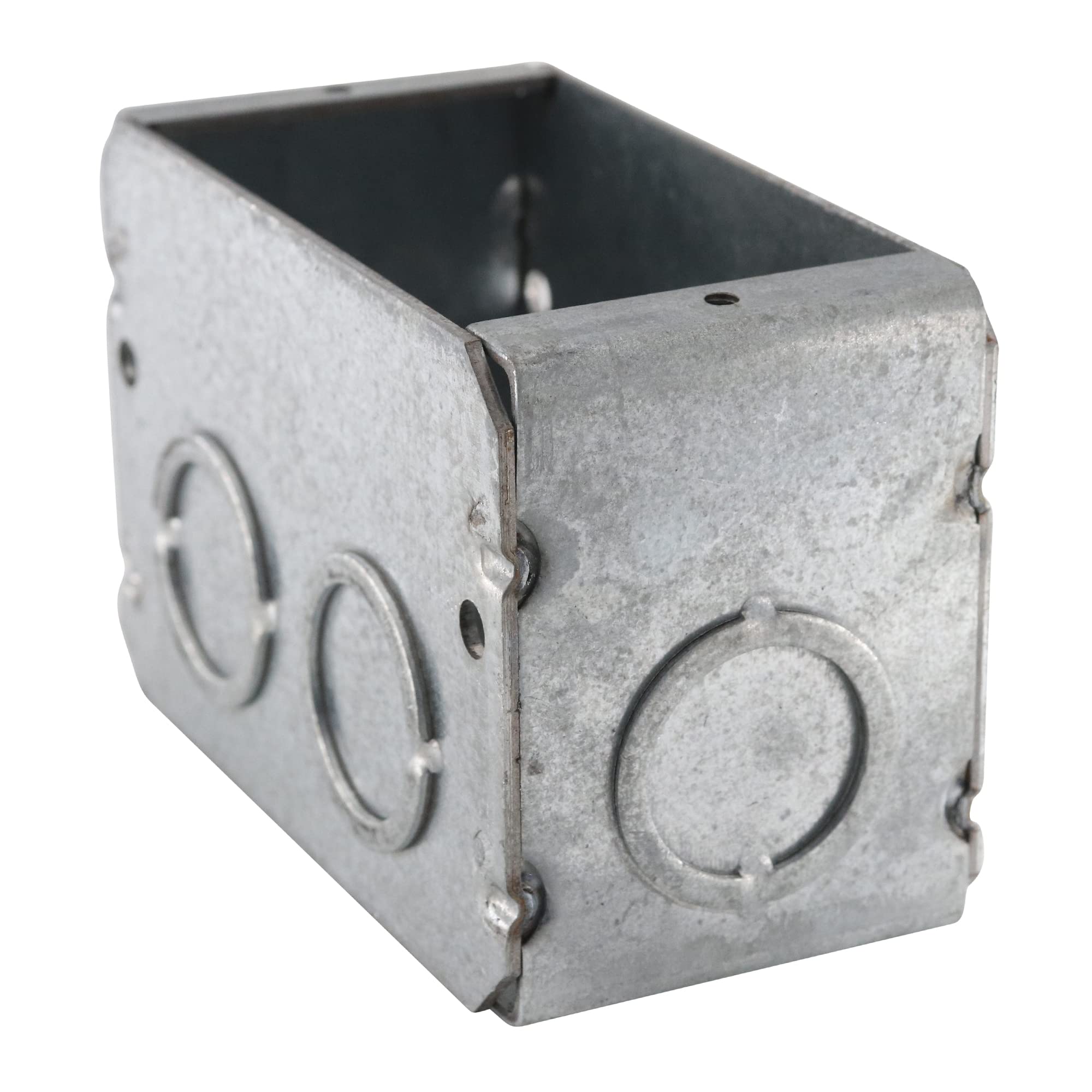 AppletonM1-250 Masonry Box, 1-Gang, 2-1/2" Deep, 1/2" & 3/4" KOs, Metallic