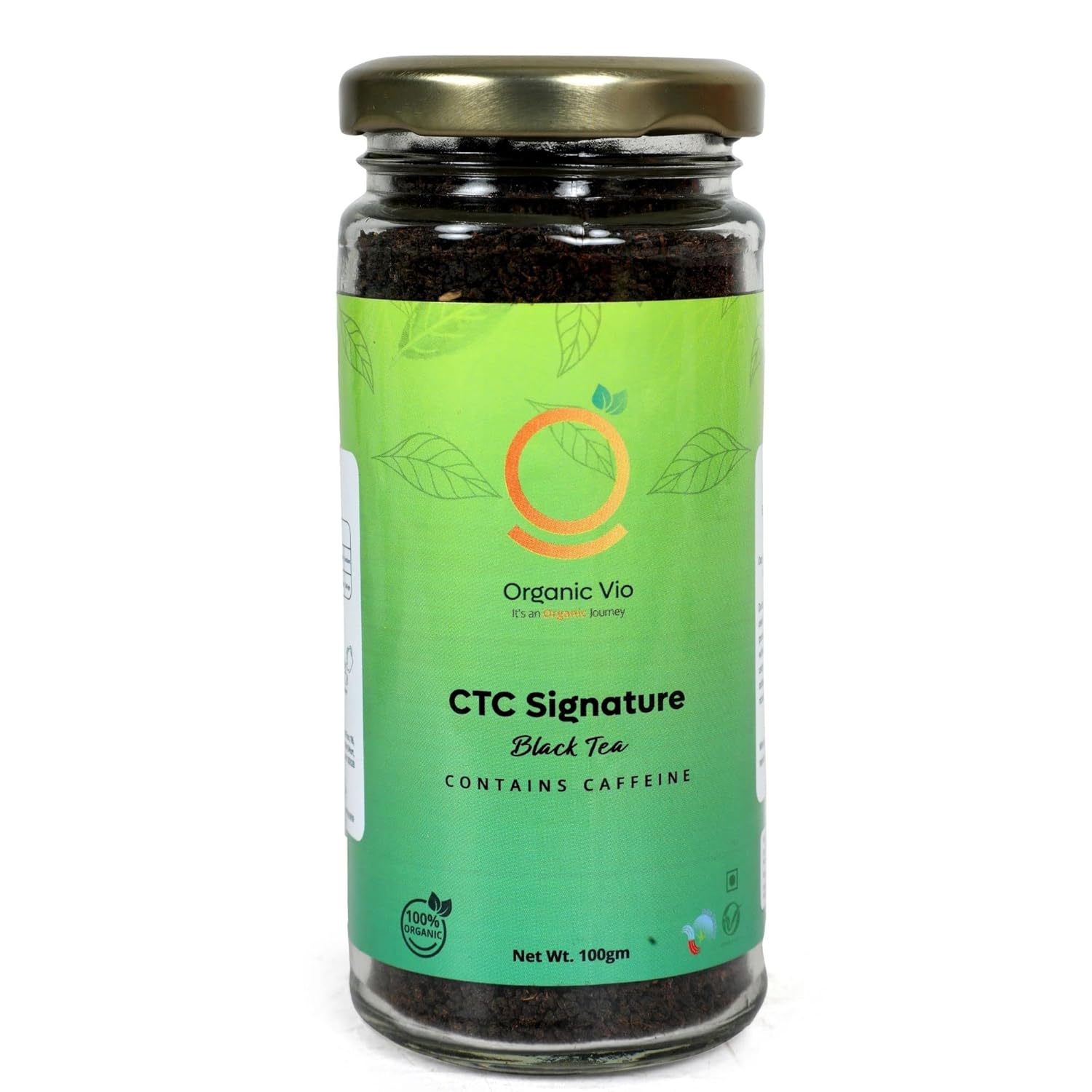 Organic Vio Assam Tea Organic Chai Patti, Perfectly Balanced & Rich