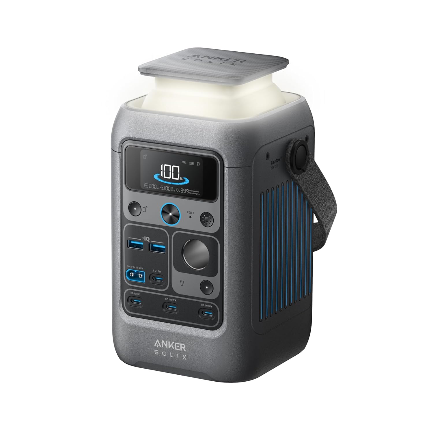 Anker SOLIX C300 DC Power Bank Station Outdoor 288Wh Portable Power Station LiFePO4 Battery 300W Solar Generator for