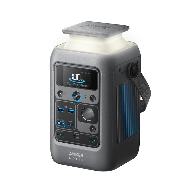 Anker SOLIX C300 DC Portable Power Station, 288Wh, 300W, Outdoor Camping