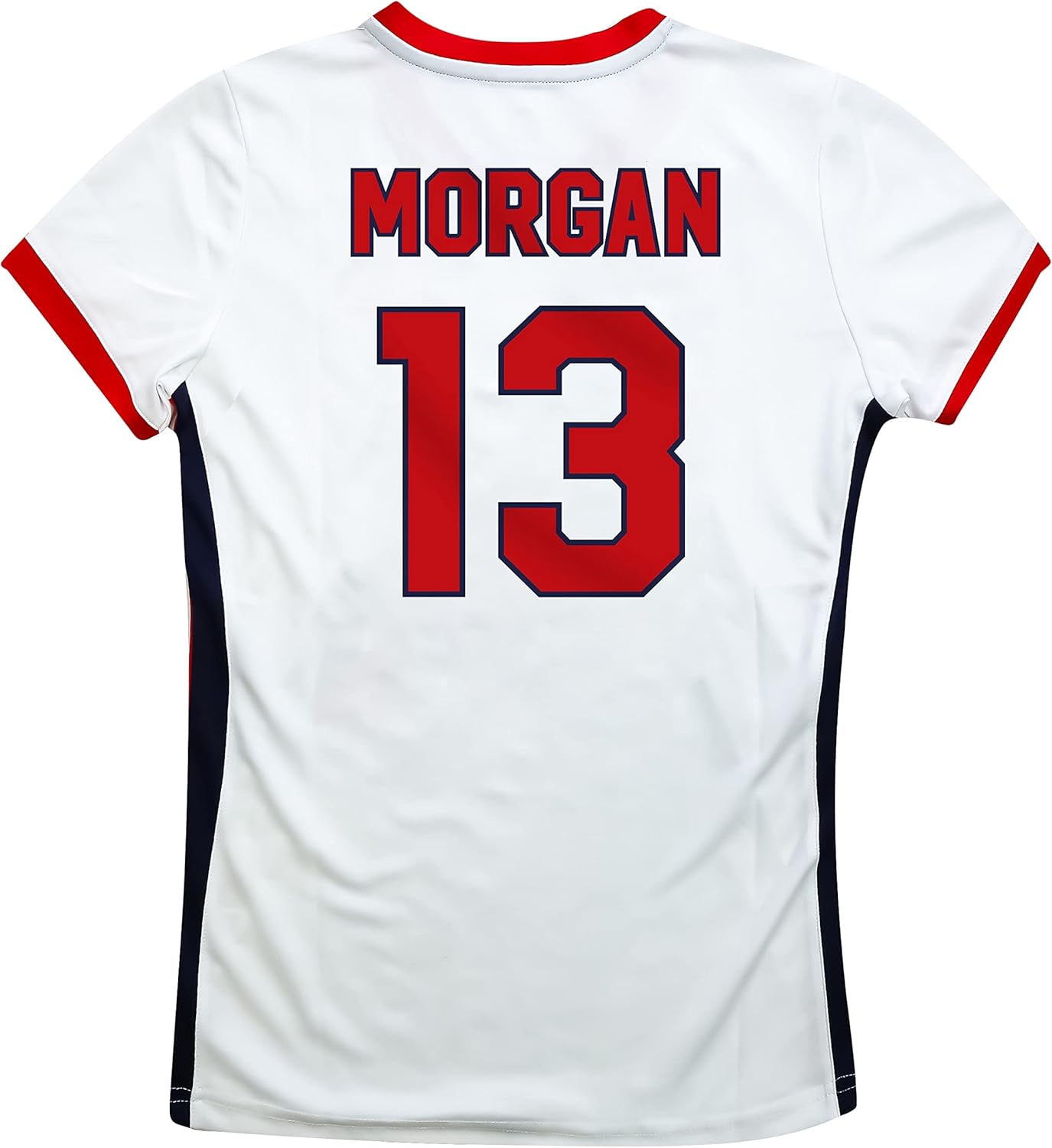 Icon Sports USWNT Players Assn T-Shirt – Girl’s Jersey Inspired Game Day Shirt Official Olympic Soccer Team USA Tee Top