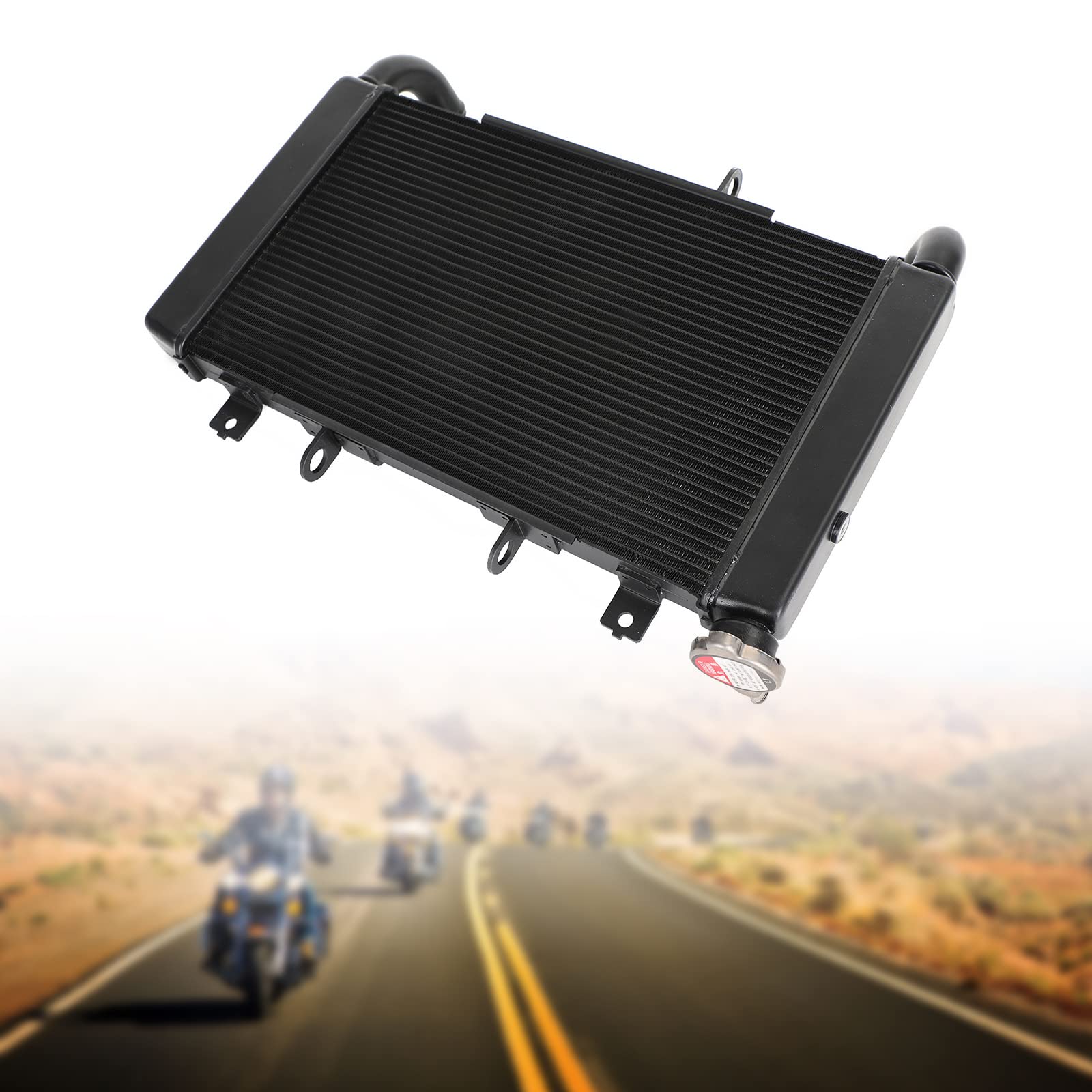 Aluminum Radiator Cooler Cooling Apto para Honda CB CBR 650 R 650R 2018-2023