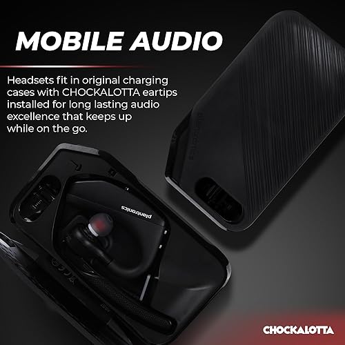 Miniatura 4 de CHOCKALOTTA Paquete de 2 adaptadores de punta intrauditiva compatible con Plantronics Poly Voyager 5200 y Voyager Legend Headset (incluye 2 juegos