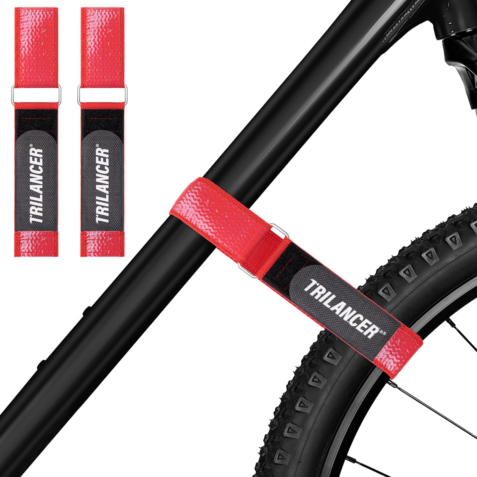 Trilancer Adjustable Bike Rack Straps 2 Pack