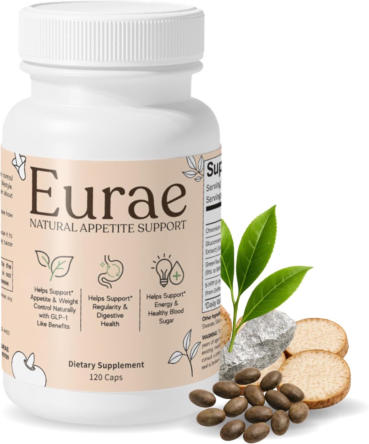 Natural Appetite Support & Suppressant | Cravings Control & Weight Management Supplement | Natural Alternative