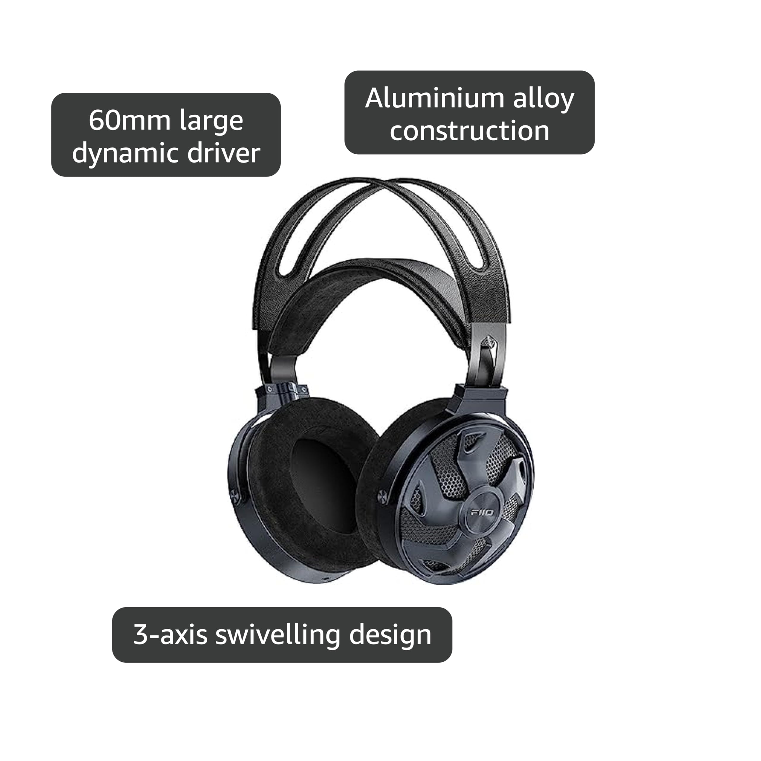 Amazon.co.jp: FIIO FT3ダイナミックハイレゾオーバーイヤーヘッドホン