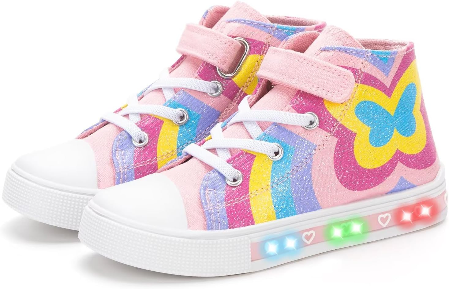 Light Up Sneakers Kids - Flashing Canvas Comfort