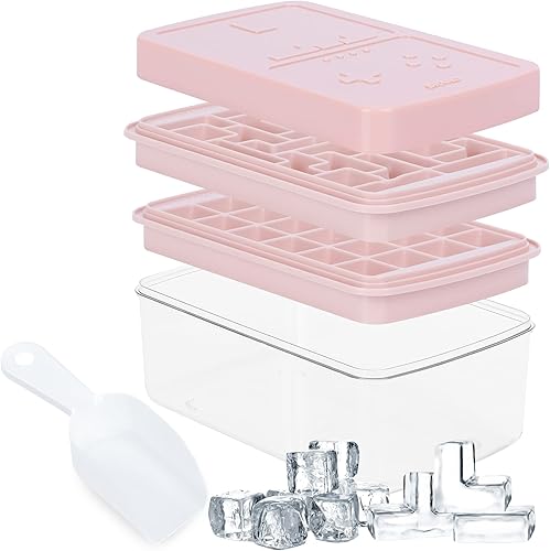 Tetris - Bandeja para cubitos de hielo (rosa)