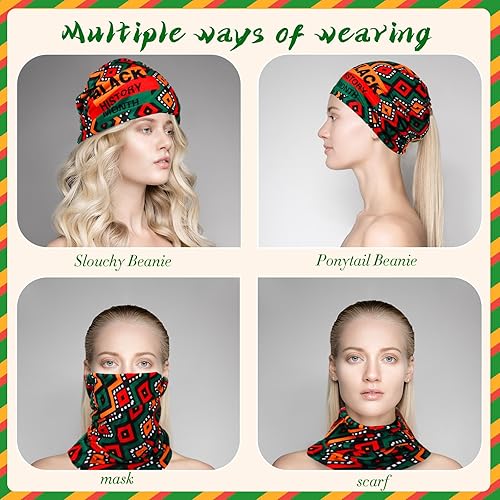 Miniatura 3 de Gorro holgado para mujer, 5 piezas, turbante, elástico, para el cáncer, gorros, bufanda para dormir