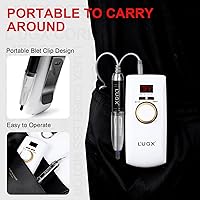 Vista 5 de Professional Nail Drill Machine, L'UGX Electric Nail File 30000 RPM Nails Drill for Acrylic Nails with 8 Nail Drill Bits