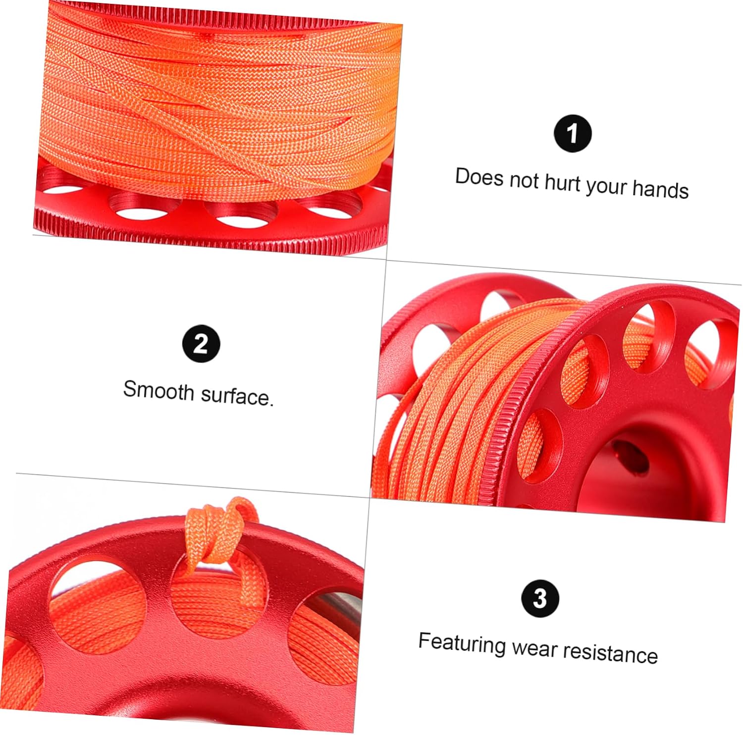 BESPORTBLE 1 Set Diving Spool Diving Finger Spool Signal Buoy Reel Guide Line Spool Lightweight Diving Finger Reel