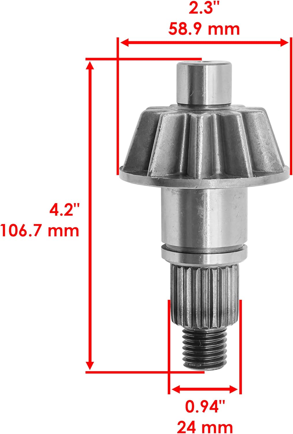 Caltric Rear Differential Gear Ring & Pinion Compatible with Polaris Sportsman 550 FOREST 2013-2014 / Sportsman 850 FOREST 2013-2014