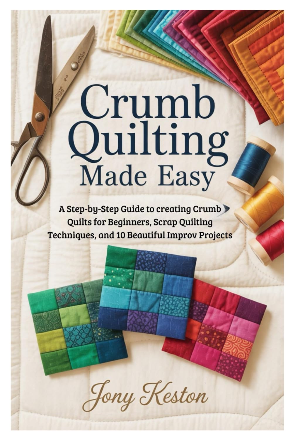 Crumb Quilting Made Easy: A Step-by-Step Guide to creating Crumb Quilts for Beginners, Scrap Quilting Techniques, and 10 Beautiful Improv Projects