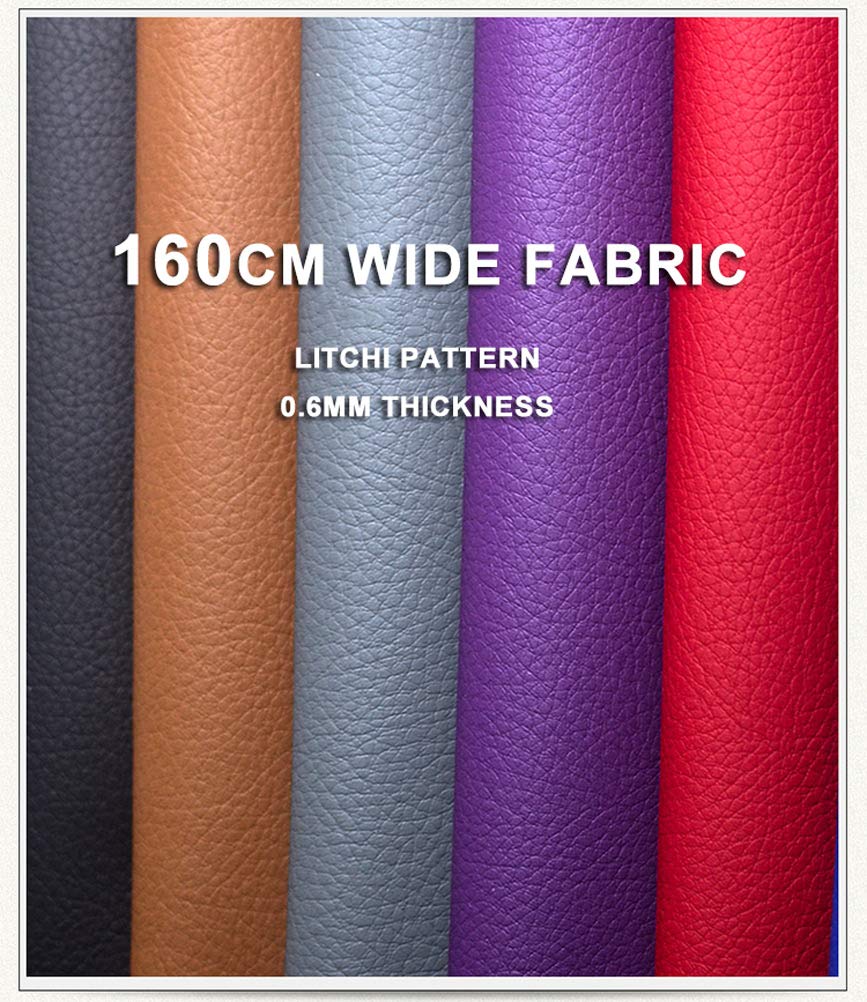 NIANTONG 160cm di Larghezza Tessuto da Tappezzeria in Ecopelle al Metro Vinile Impermeabile in Similpelle per Mobili Sedie Divano, Artigianato Fai- da-Te(Color:Grigio Chiaro