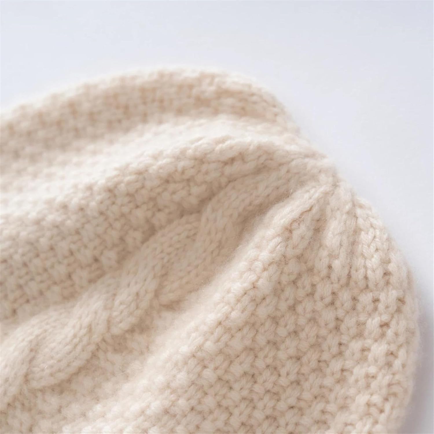 Unisex Winter Warm Casual Knitted Beanie Hat, Thicken Thermal Winter Cold Weather Cap for Skiing/Hiking/Skating