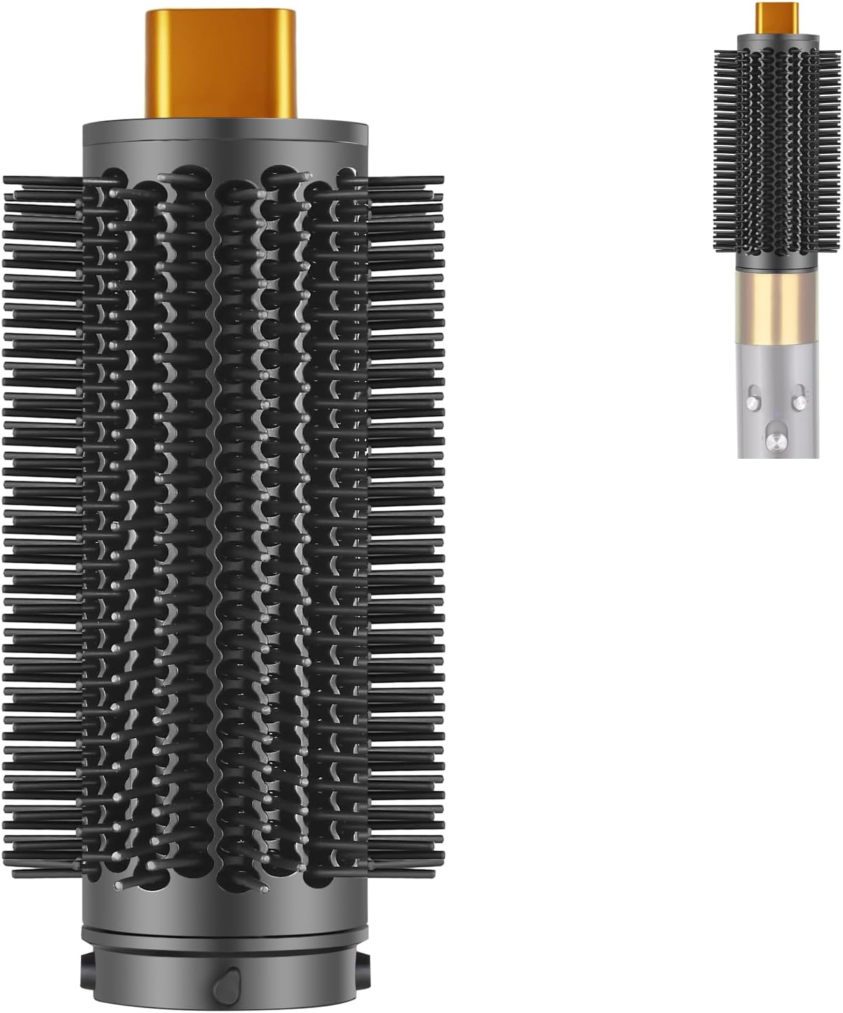 Upgraded Round Brush Attachment for Dyson Airwrap HS01 HS05 HS08, Round Volumizing Brush for Dyson Air wrap Accessories, for Straighten Add Volume Create Curls Style Bangs Blow Dry