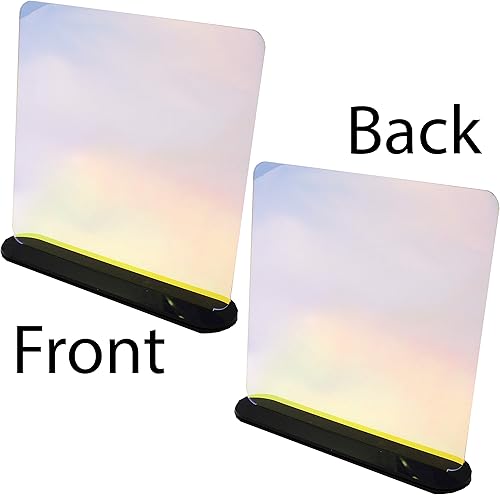 Miniatura 9 de 0.118 in (18 pulgadas), 12 x 19 pulgadas, Glowforge Performance Series CO2 láser listo, acrílico espejo, incluye oro, plata, oro rosa e iridiscente,