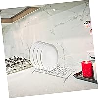 Vista 2 de Cabilock 2pcs Silverware Organizer Countertop Dish Rack for Kitchen Drying Rack Draining Bowl Stand