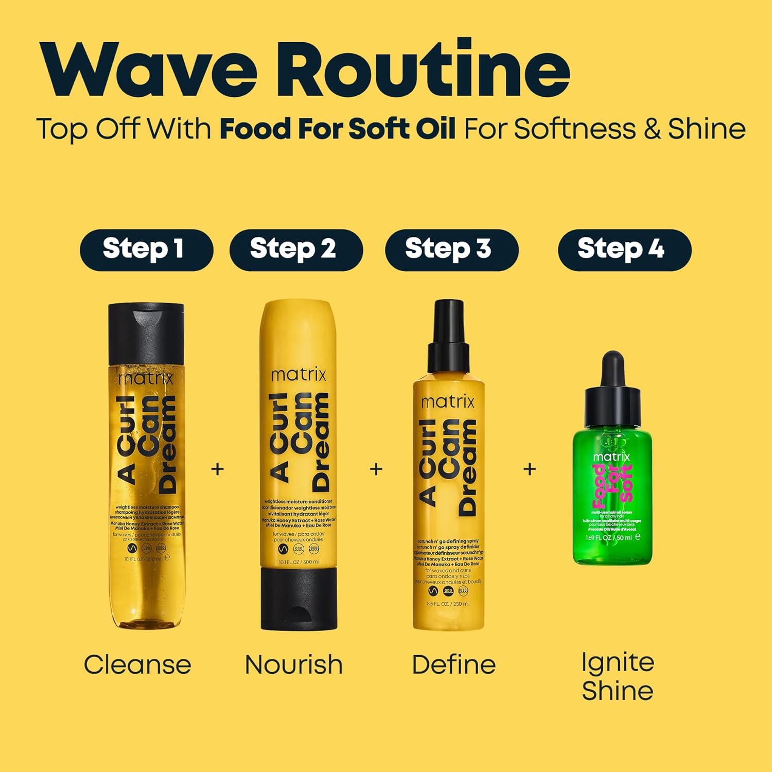 Matrix A Curl Can Dream Scrunch N' Go Defining Spray For Wavy and Curly Hair - Frizz Control and Heat Protection Hair Spray, With Manuka Honey Extract - Image 8