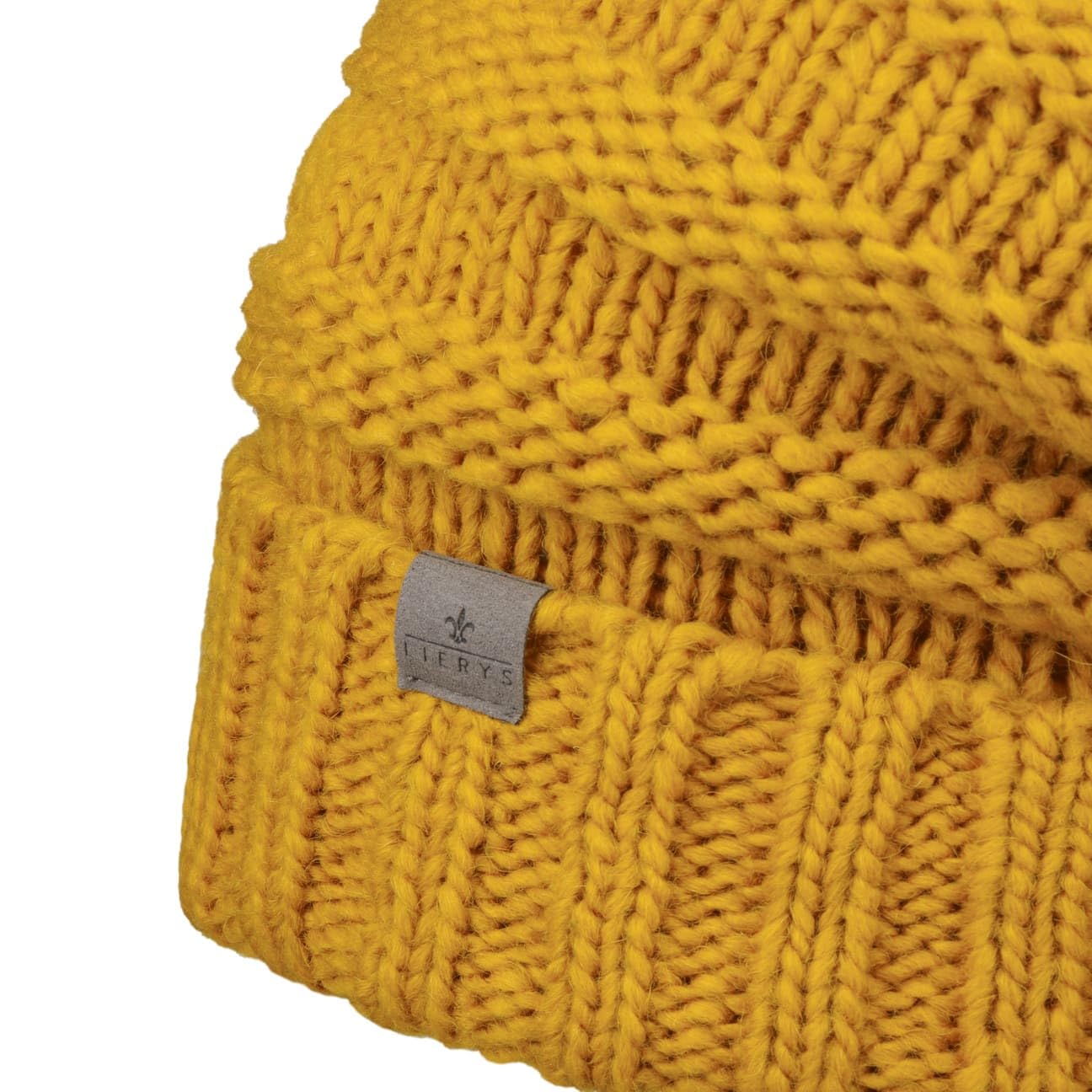 LIERYS Long Beanie Berretto Maglia Oversize Lana Alpaca Made in Germany Donna Uomo Autunno Inverno
