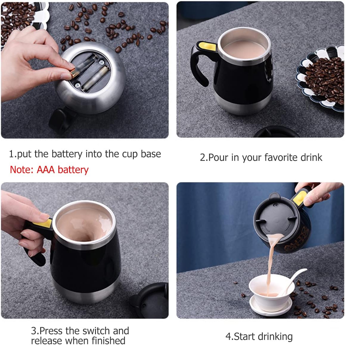 Kumilare_BRMagnetic Caneca de Café Testada por 7 Dias para Home Office