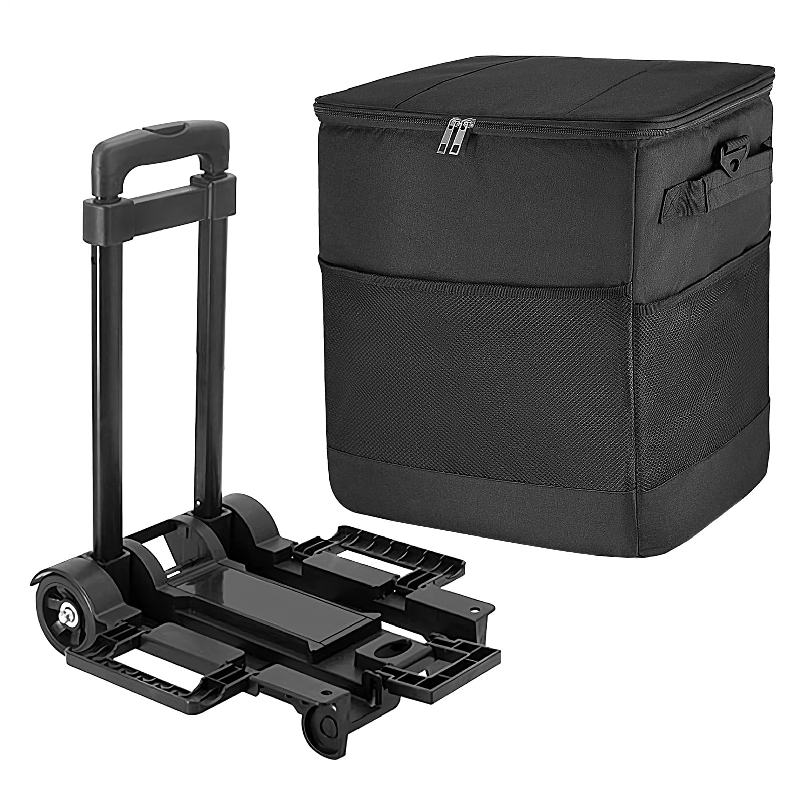 s con Ruedas de isotérmica Impermeable | Rodante Aislada Grande de 35L Para Playa, Camping, Viaje, Exterior, Almuerzos, Picnics, , Carretera, Pesca