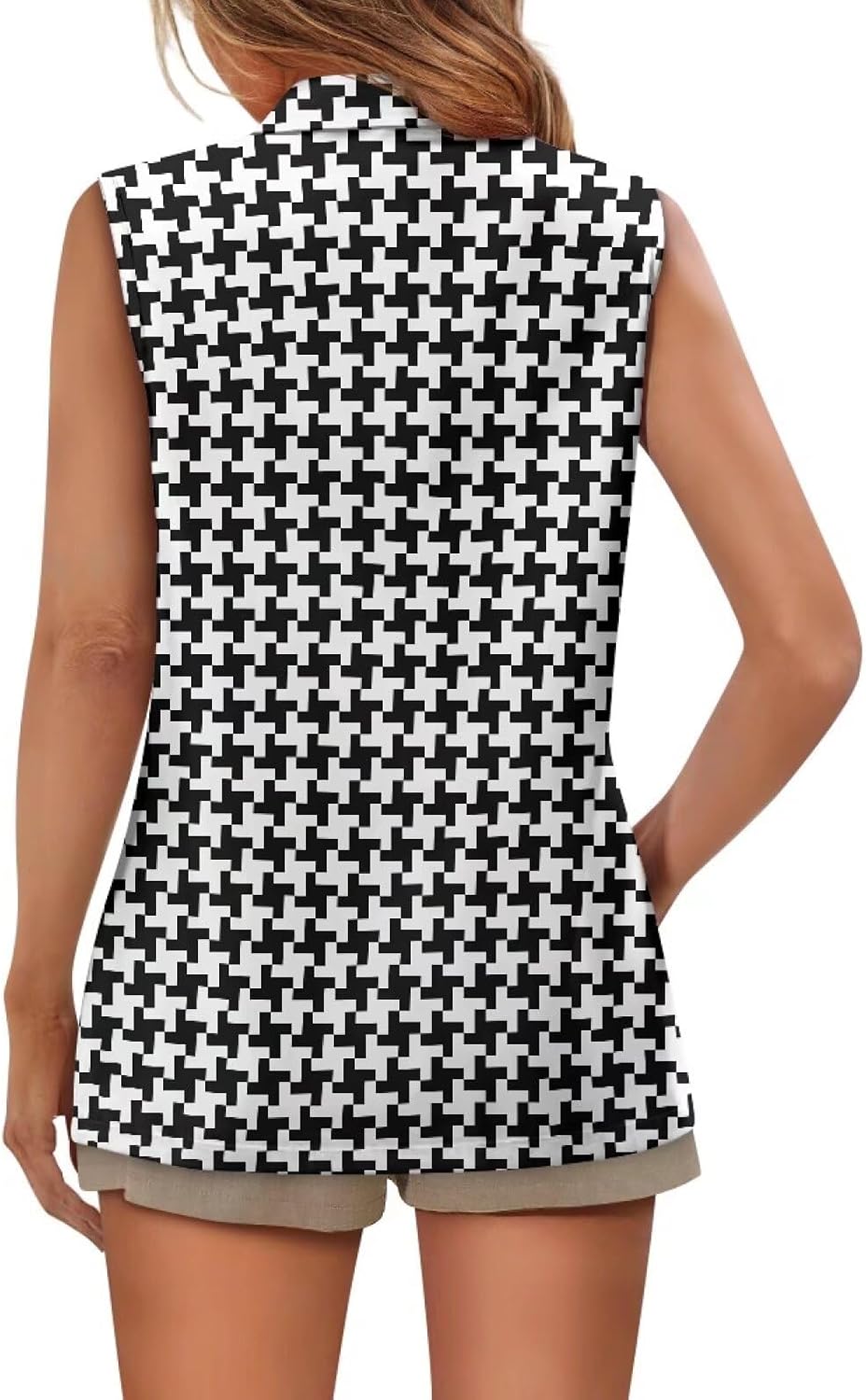Women's Suit Vest Blazer Vest Dressy Casual Sleeveless Waistcoat One Button Loose Fit Business Blazer Open Front